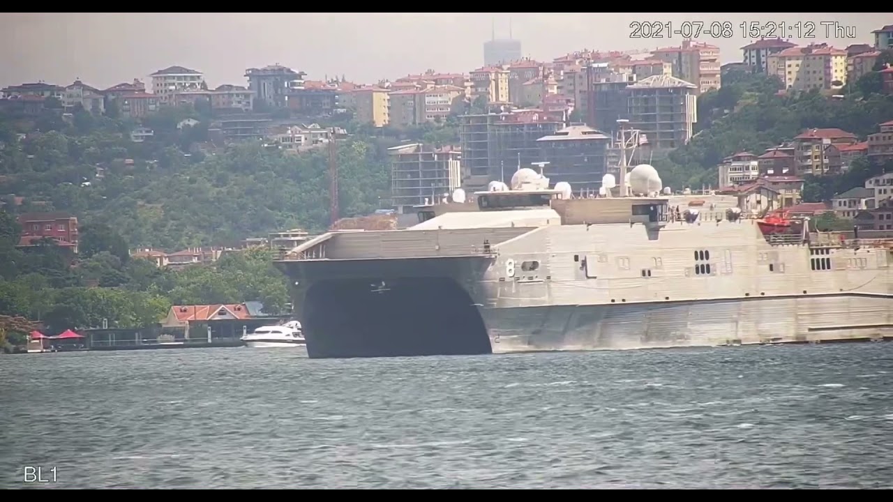 USNS Yuma (T-EPF-8) Northbound - July 8, 2021 - Istanbul