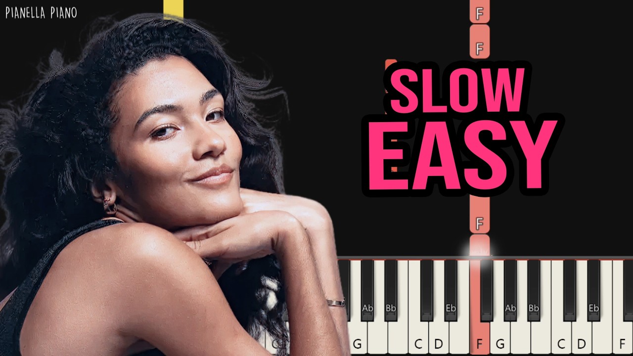 Olivia Dean - So Easy (To Fall In Love) | SLOW EASY Piano Tutorial by Pianella Piano