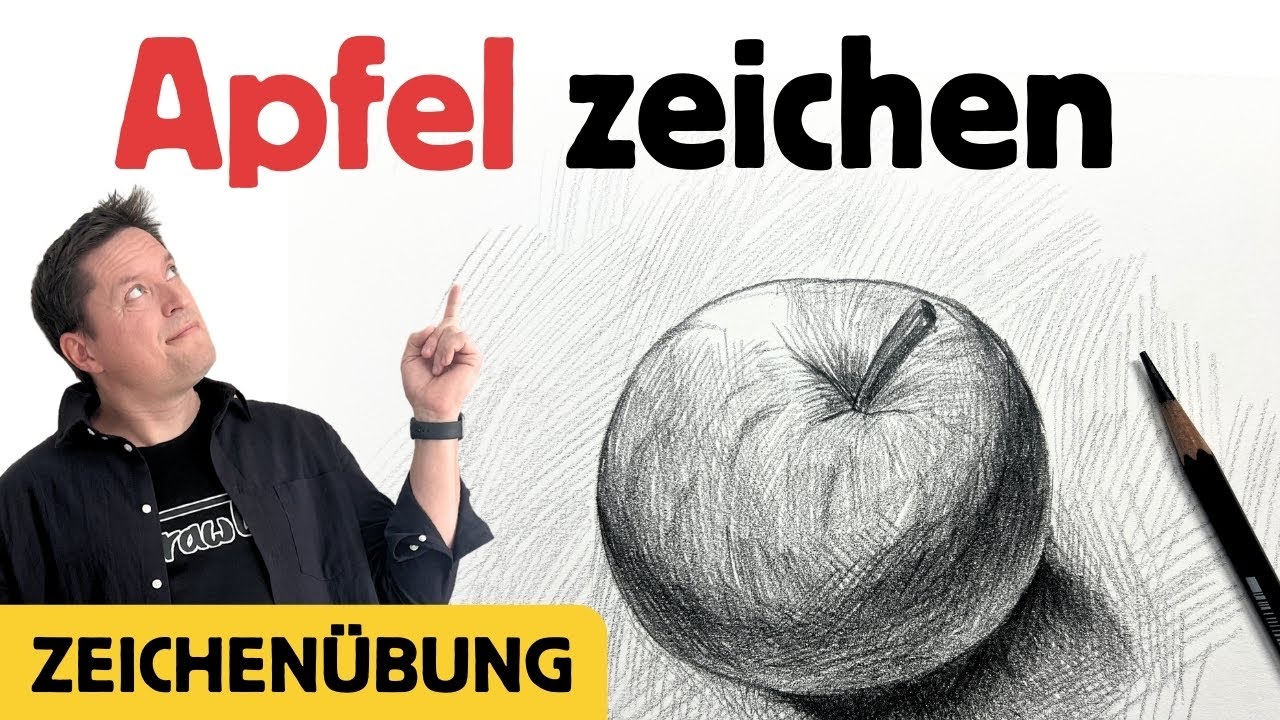 Apfel Zeichnen Lernen - Einfache Anleitung