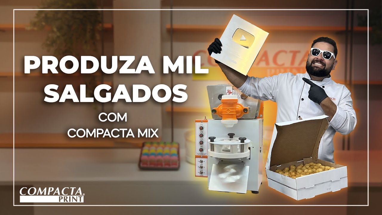 Como Produzir 1000 Salgados de Festa com a Modeladora Mix da Compacta Print