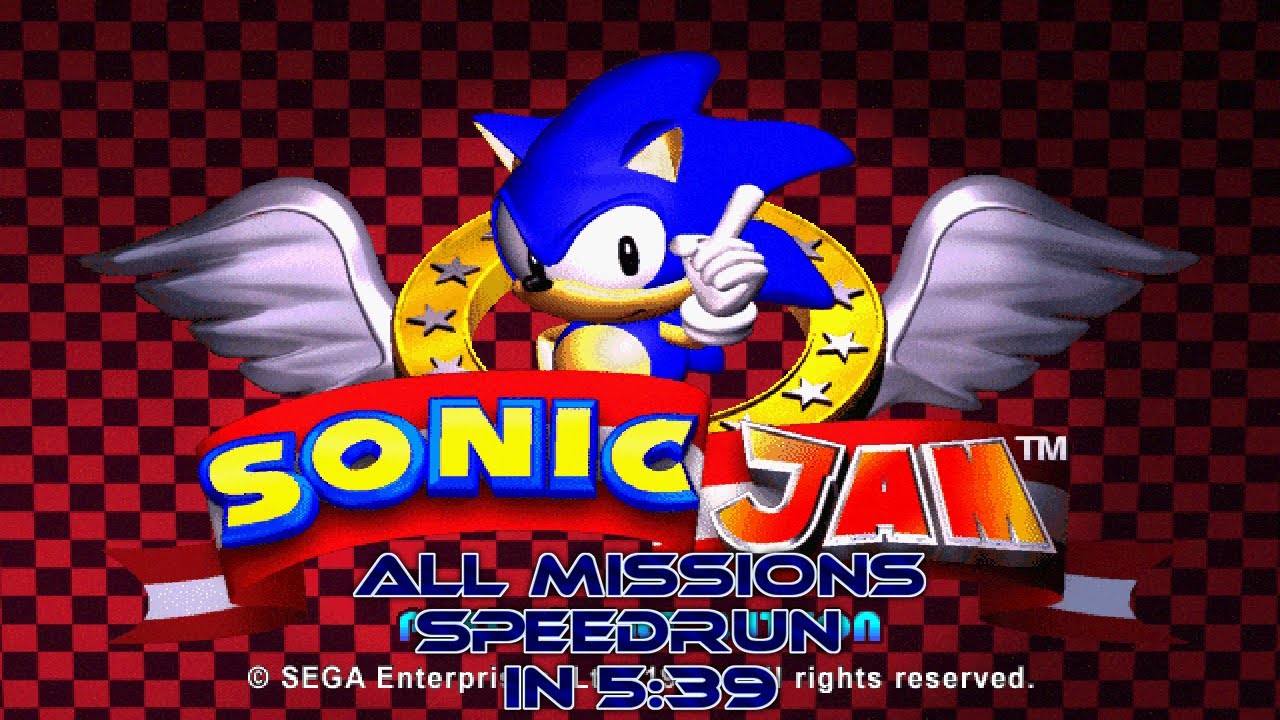 Sonic Jam (Saturn) ✪ All Missions Speedrun in 5:39