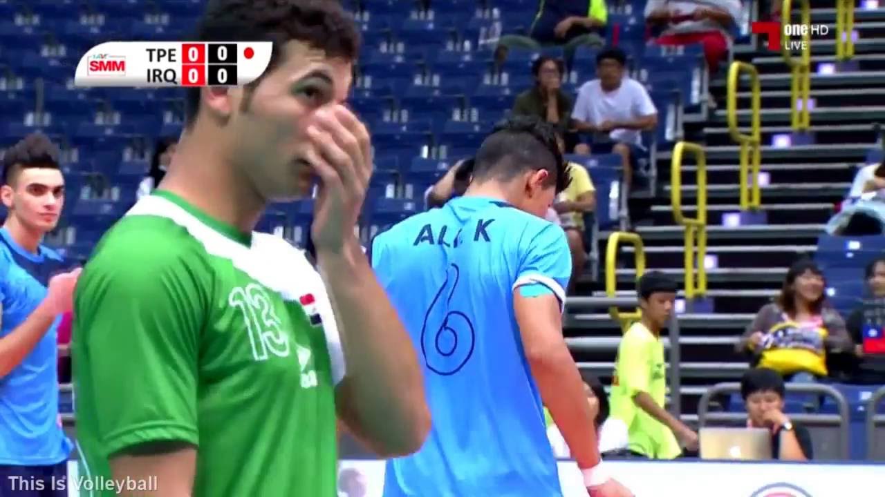Taiwan vs Iraq  | 14 July 2016 | 18th Asian Men's U20 Volleyball Championship