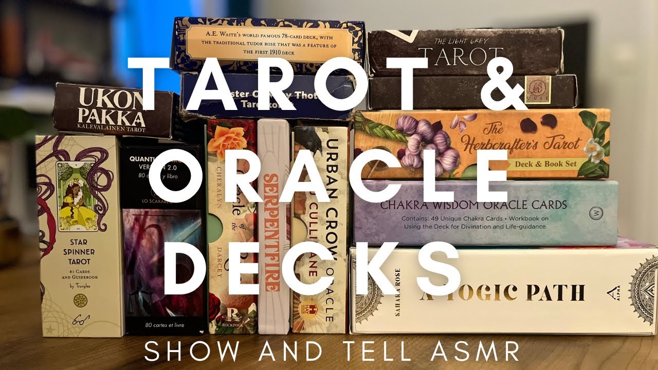 🧞&zwj;♀️Tarot Cards & Oracle Cards Collection (New Decks!) ✨ ASMR Show and Tell, Tarot ASMR