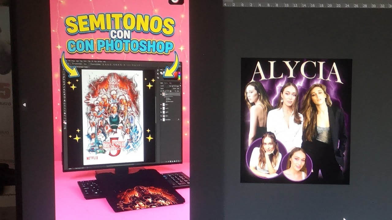 semitonos en photoshop - Be Fun