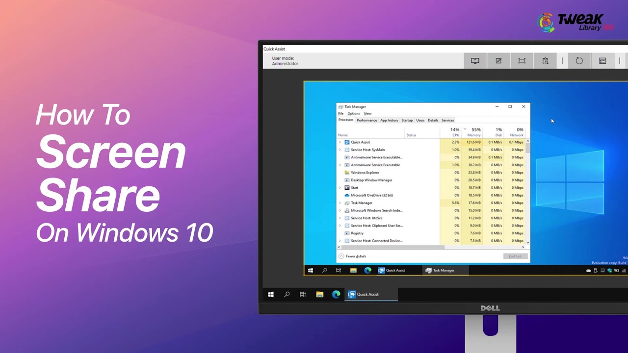 How to Share Screen on Windows 10 Using Quick Assist
