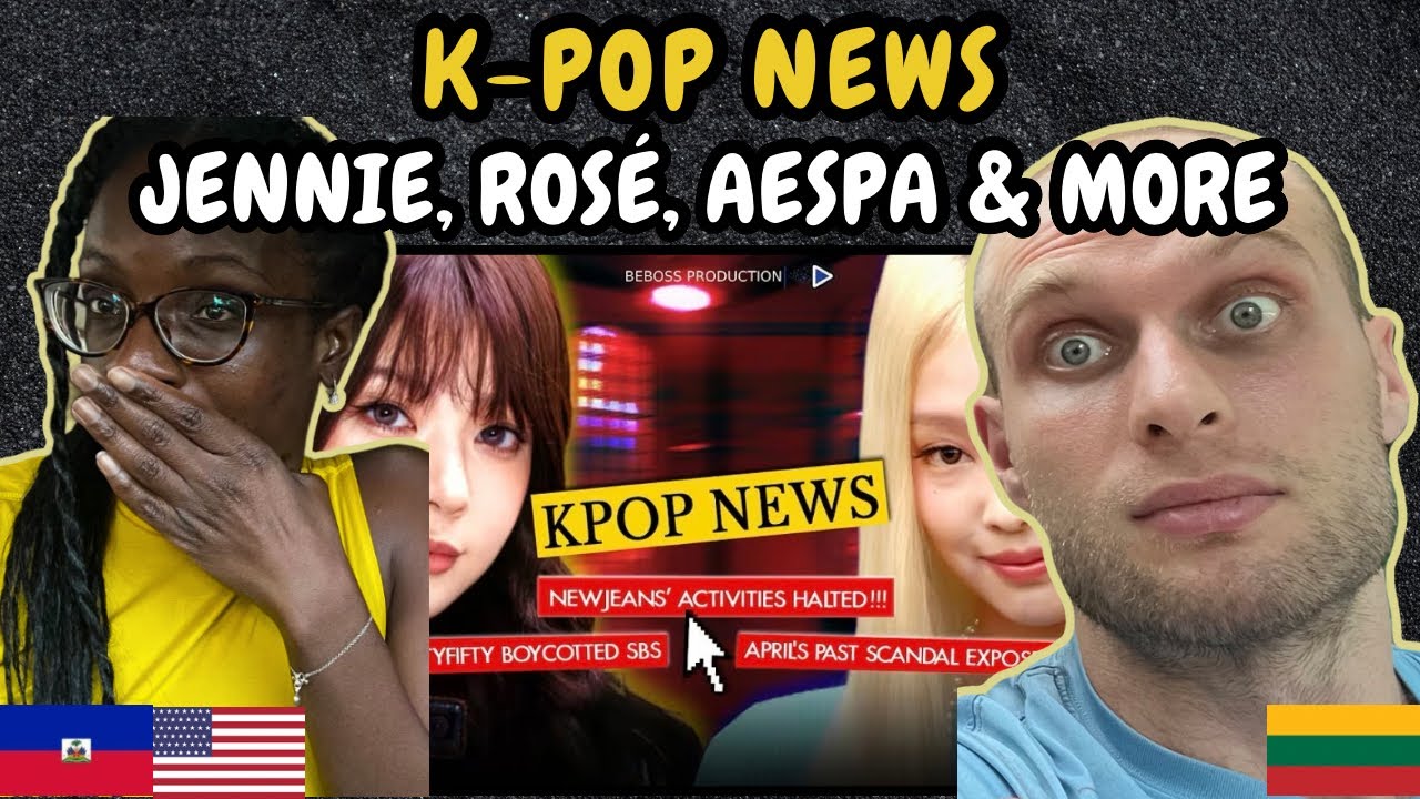 REACTION TO Kpop News: BLACKPINK's Jennie and Rosé. aespa CONFIRMED stealing songs. ILLIT Criticized