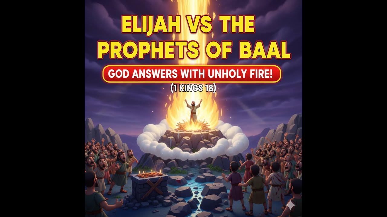 ELIJAH VS THE PROPHETS OF BAAL: Fire from Heaven & The Ultimate Showdown (1 Kings 17-18)
