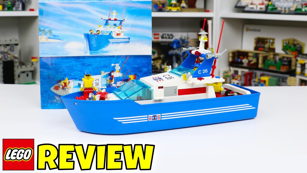 LEGO System C26 Sea Cutter Boat | 1996 Review  Set # 4022