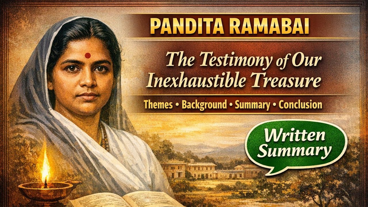 The Testimony of Our Inexhaustible Treasure — Pandita Ramabai | Themes, Background & Summary