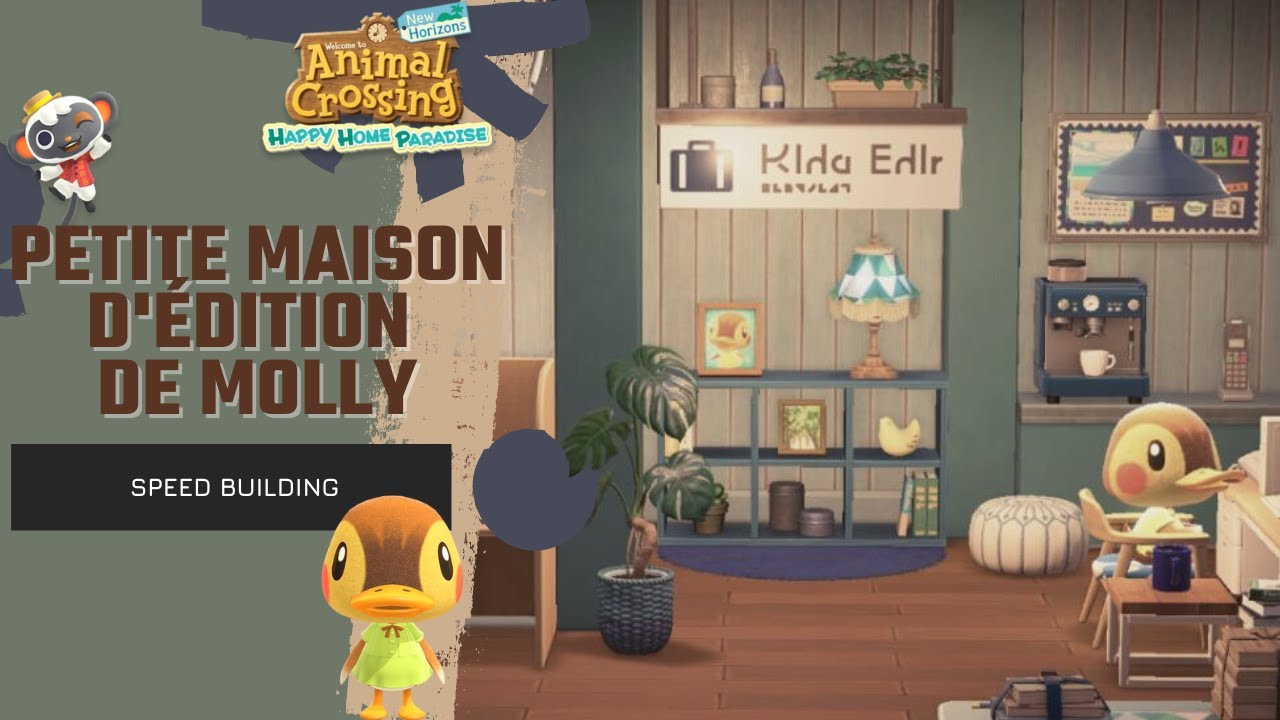 Petite maison d'&eacute;dition de Molly | Happy Home Paradise | ACNH Speed Building