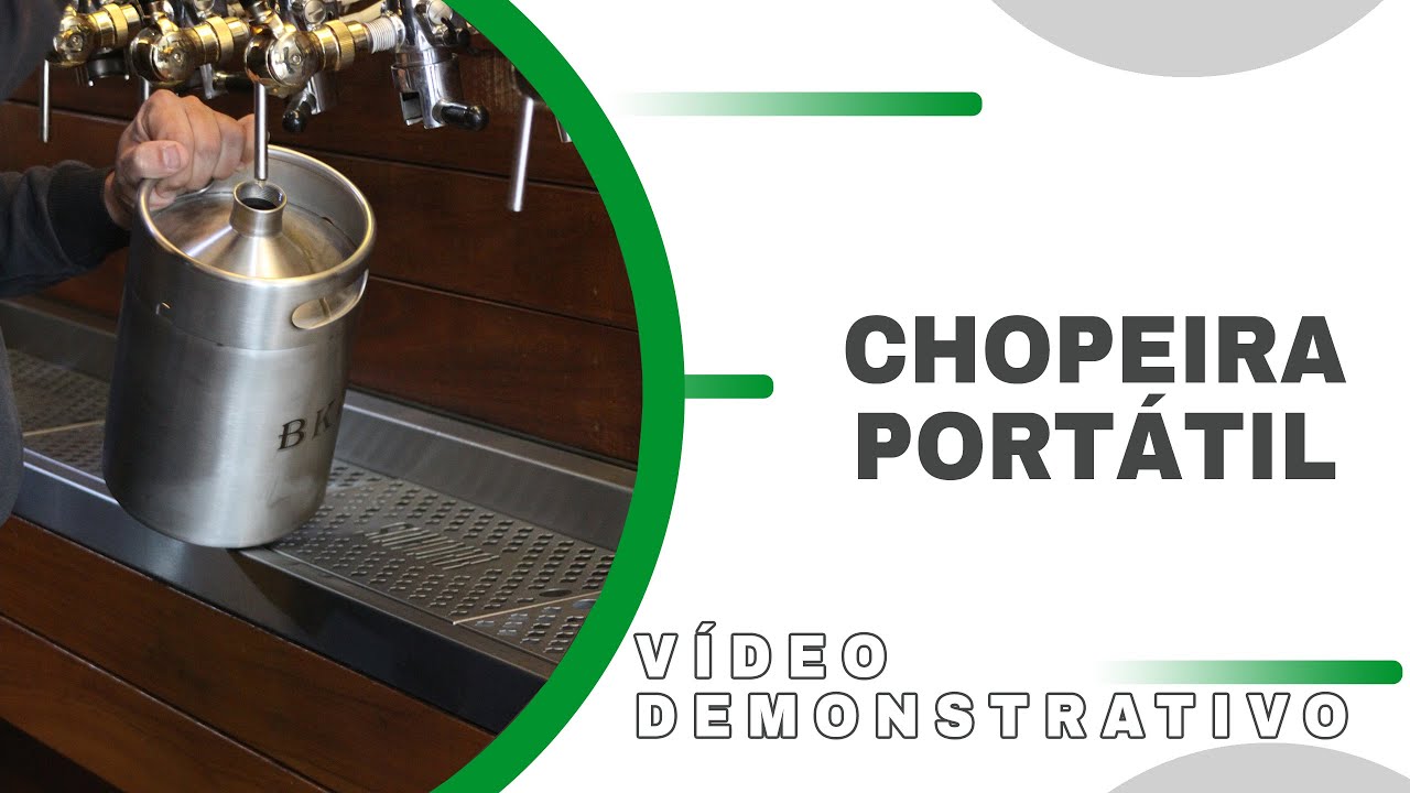 MINI KEG QUE VIRA UMA CHOPEIRA PORTÁTIL!