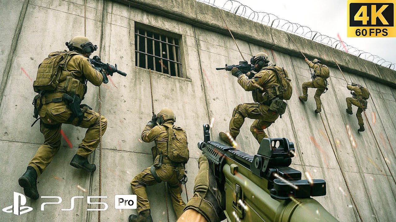 Prison Infiltration Rescue Mission | Ultra Realistic Tactical Gameplay [4K 60FPS HDR] call of duty 