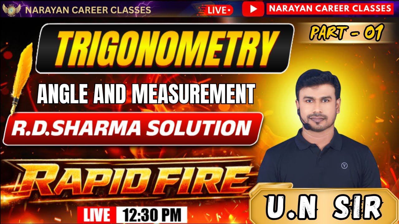 Trigonometry | Angle and their Measurement | Problem practice | R. D. SHARMA Solutions | #maths