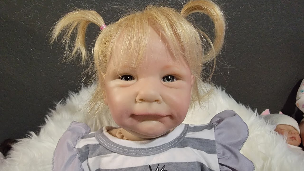 I Painted my First Reborn Doll Using Acrylic Paint #reborn
