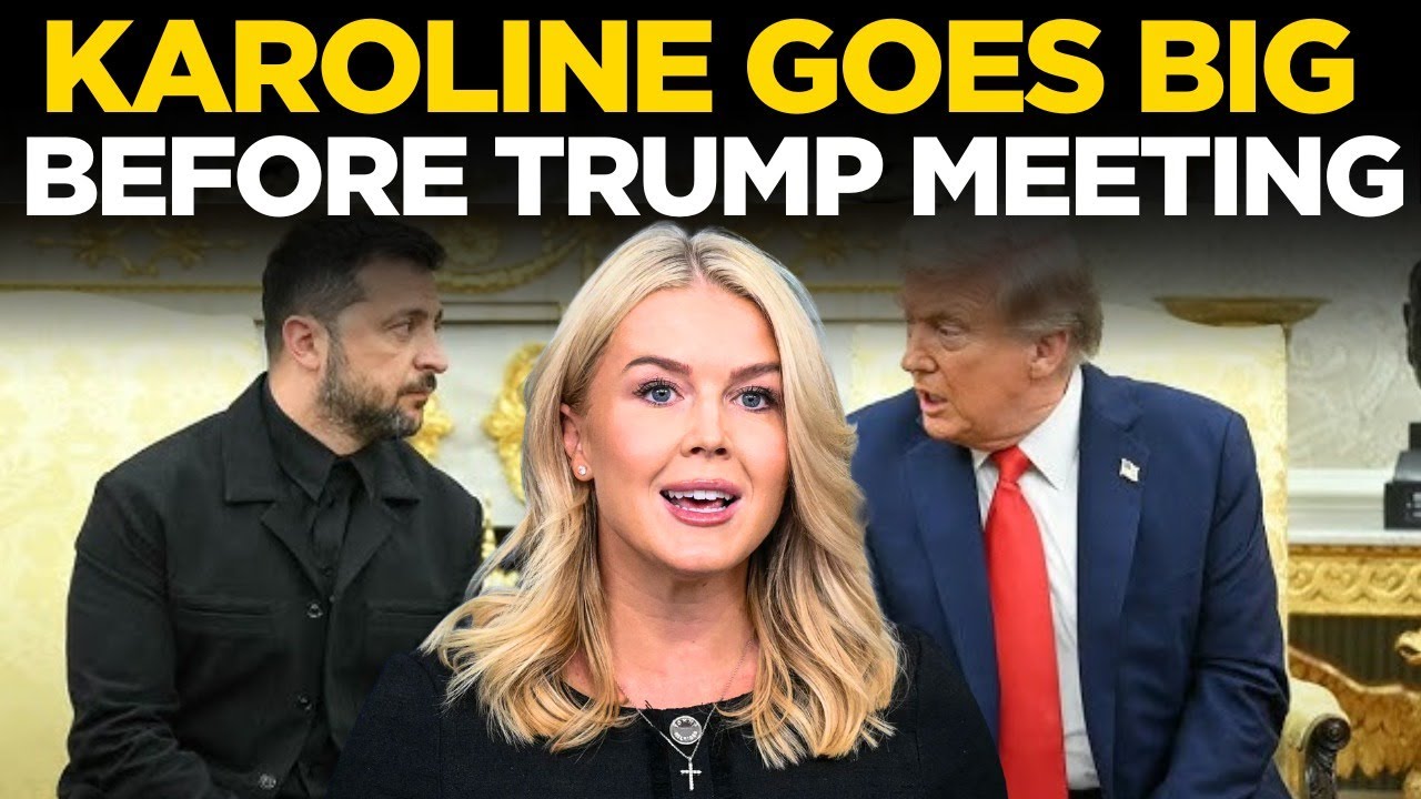 Karoline Leavitt LIVE | Karoline Stuns Media With Bombshell Ahead of Trump&ndash;Zelensky Meet | US NEWS