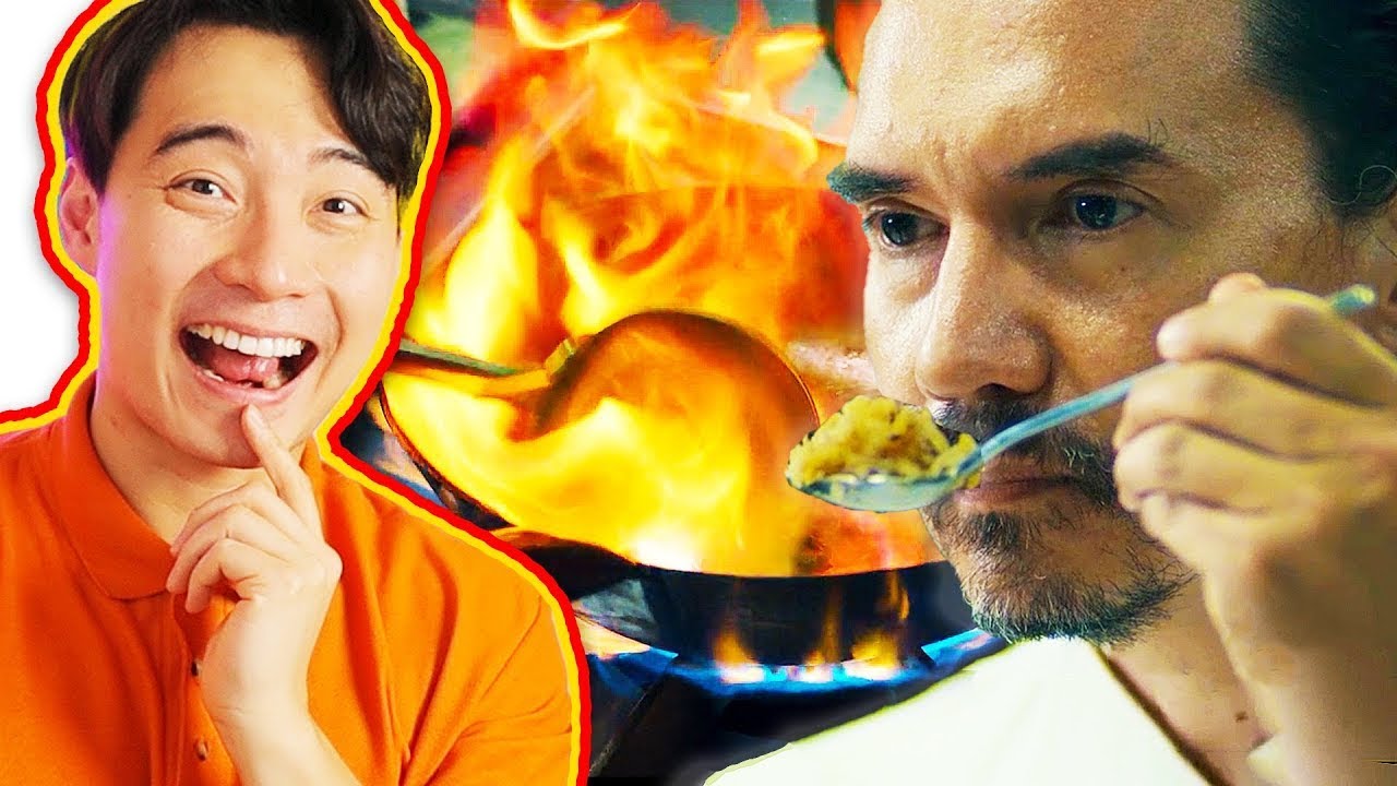 [Дядя Роджер] Дядя Роджер выглядит невероятно довольным вкуснейшим жареным рисом в тайском фильме...