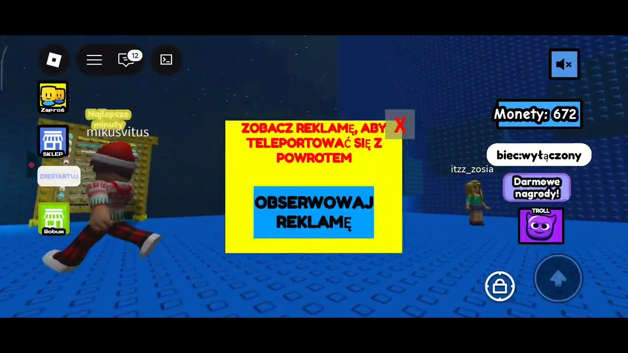 Gram w dobrą wieżę dla sajonary na Roblox. Spadająca dziura. Sajonara, Broczka gra