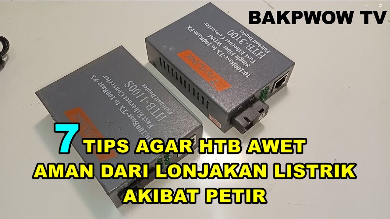 7 TIPS AGAR HTB AMAN DARI LONJAKAN LISTRIK (GUNDALA/PETIR)