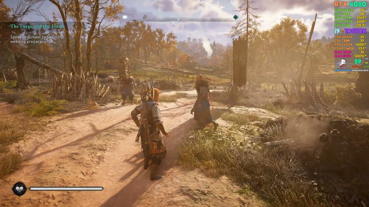 AC Valhalla RTX 4080 Gameplay