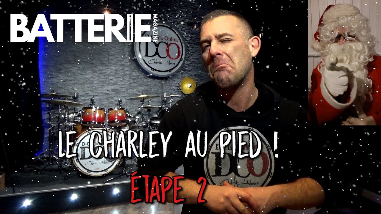 Cours de batterie : Le charley au pied étape 2 !  Cédric Hilaire