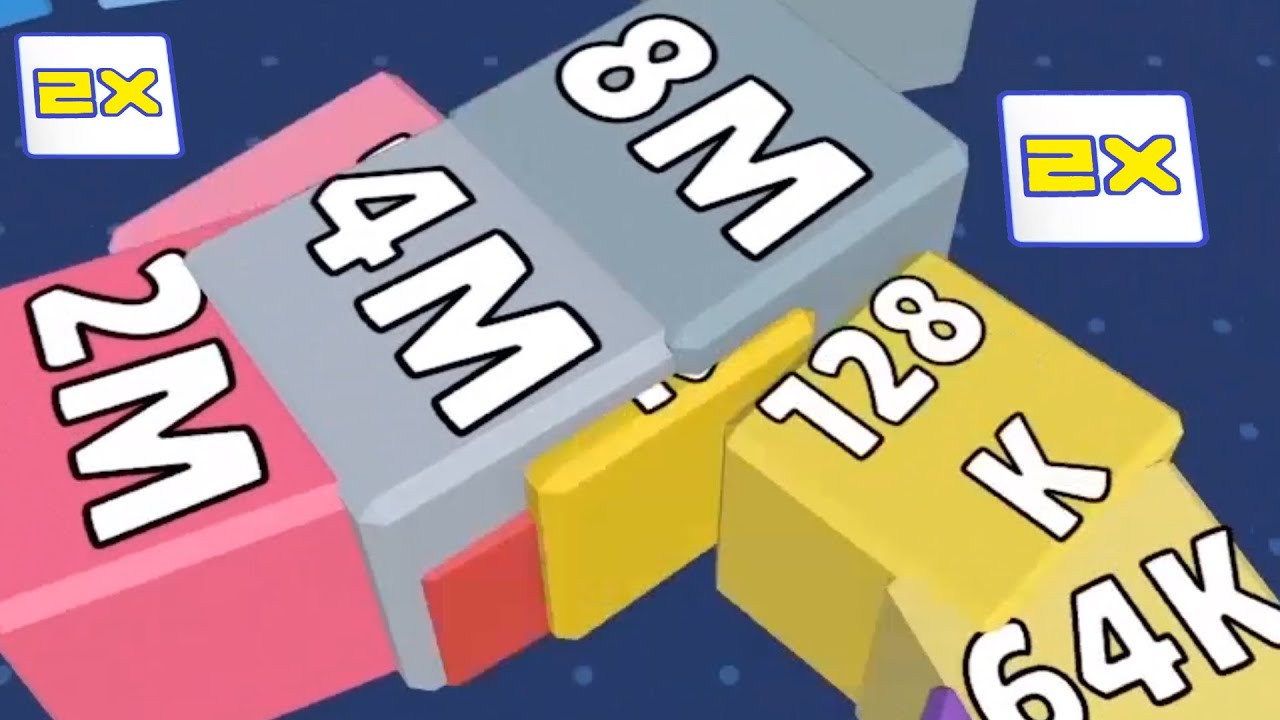 Cubes 2048.io Game HARD MODE🎲 How to play 🎲 Gameplay