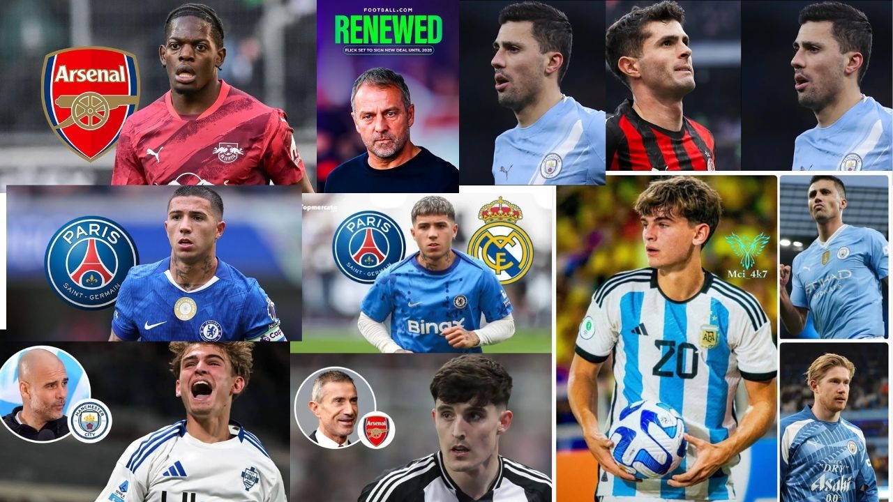 RODRI YACIYE AMARENGA YO KUJYA KWA REAL/BASTONI DONE MURI BARCA/NICO PAZ KWA CITY/LUKEBA KWA ARSENAL
