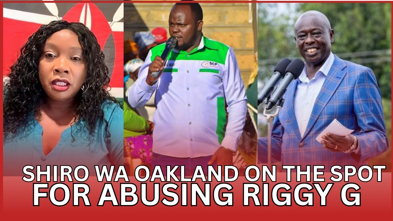 Shiro wa Oakland on the spot for abusing Riggy G-Kijana msafi exposes the people behind her