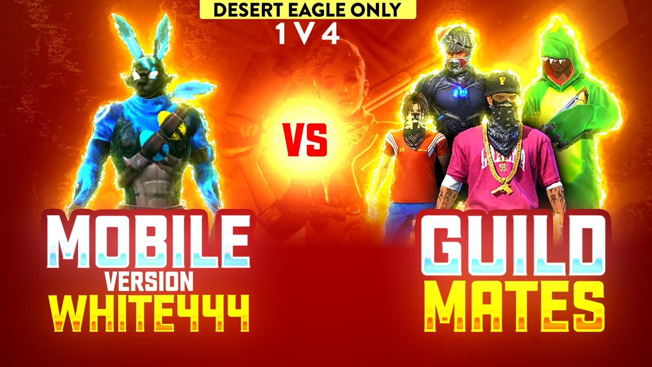 Мобильный White444 😱 ? Против профессиональных игроков - Garena Free Fire