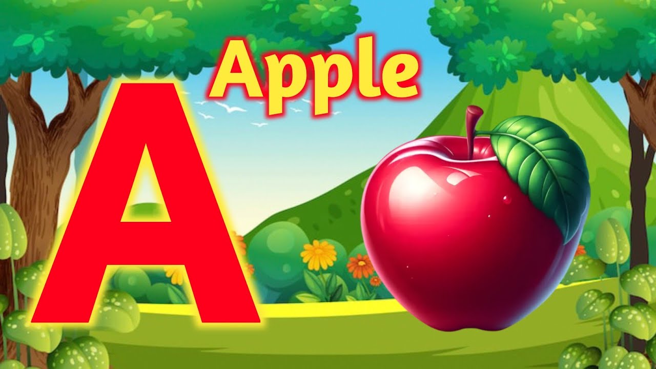 A for Apple 🍎 🍏 to Z for Zebra – ABC Song 