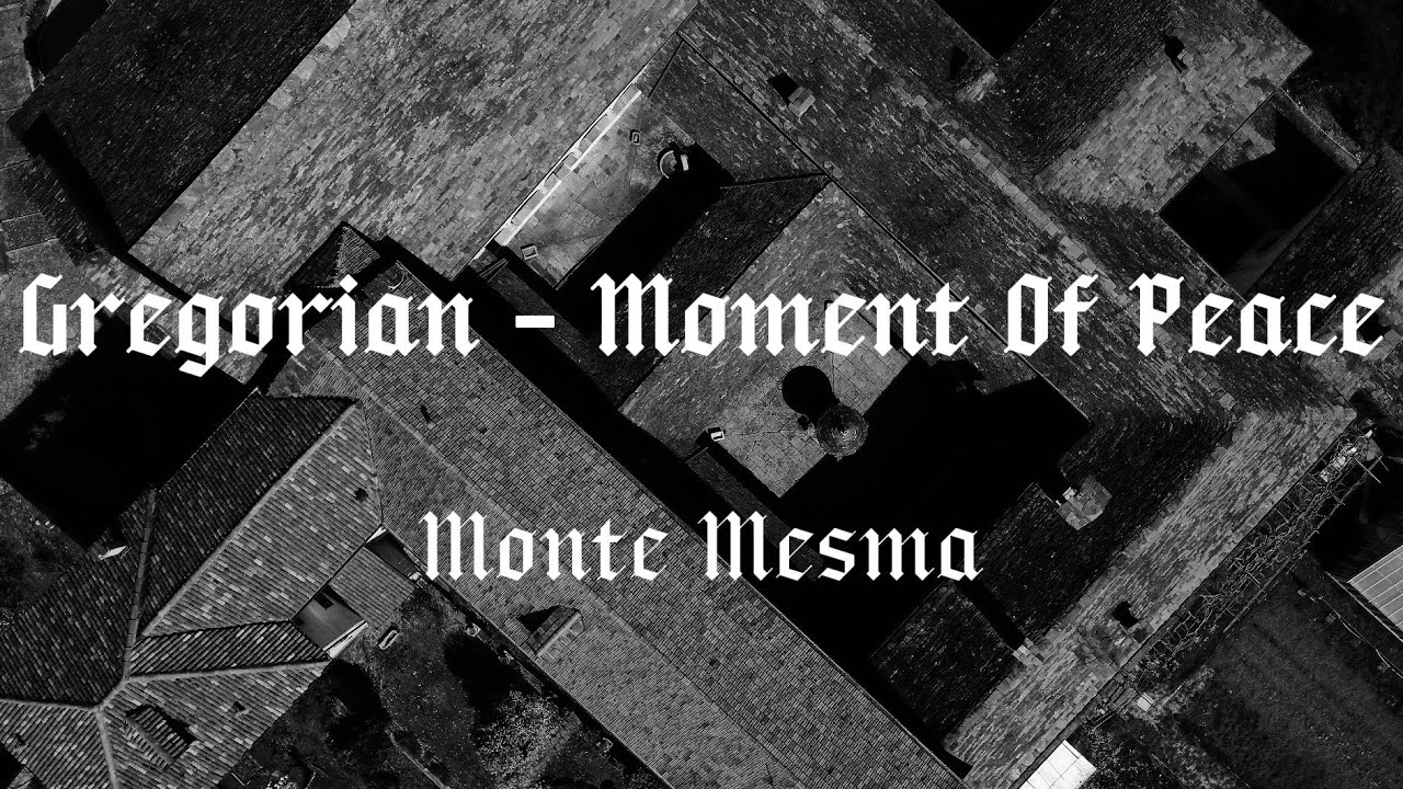 Gregorian – Moment of Peace | Monte Mesma & Lake Orta from Above | Drone Video | 4K B&W