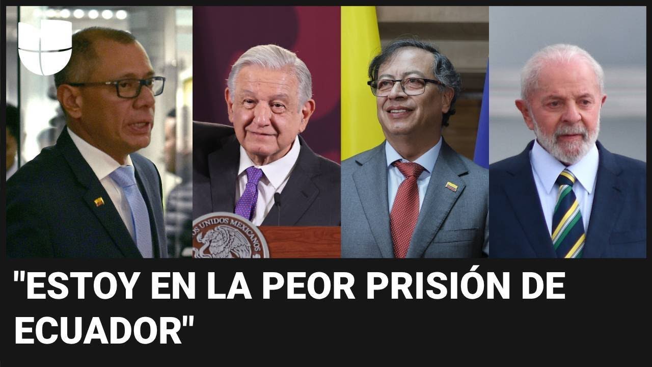 Exvicepresidente de Ecuador Jorge Glas pide ayuda tras su detención en embajada de México