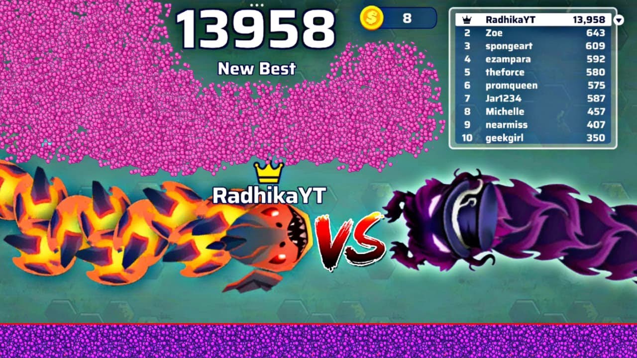 OMG ? SNAKES MAFUFU VS 👻 BOSS BEGUYOME FINAL BATTLE 🐍 🔥 BEST EPIC SNAKE IO GAMEPLAY 🐍 #snakeio