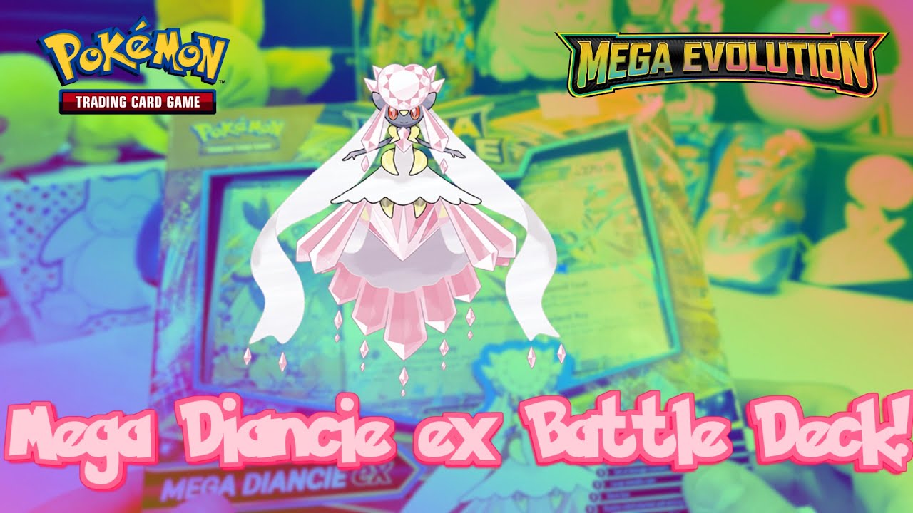 New MEGA battle decks! Opening the new Mega Diancie EX theme deck! 