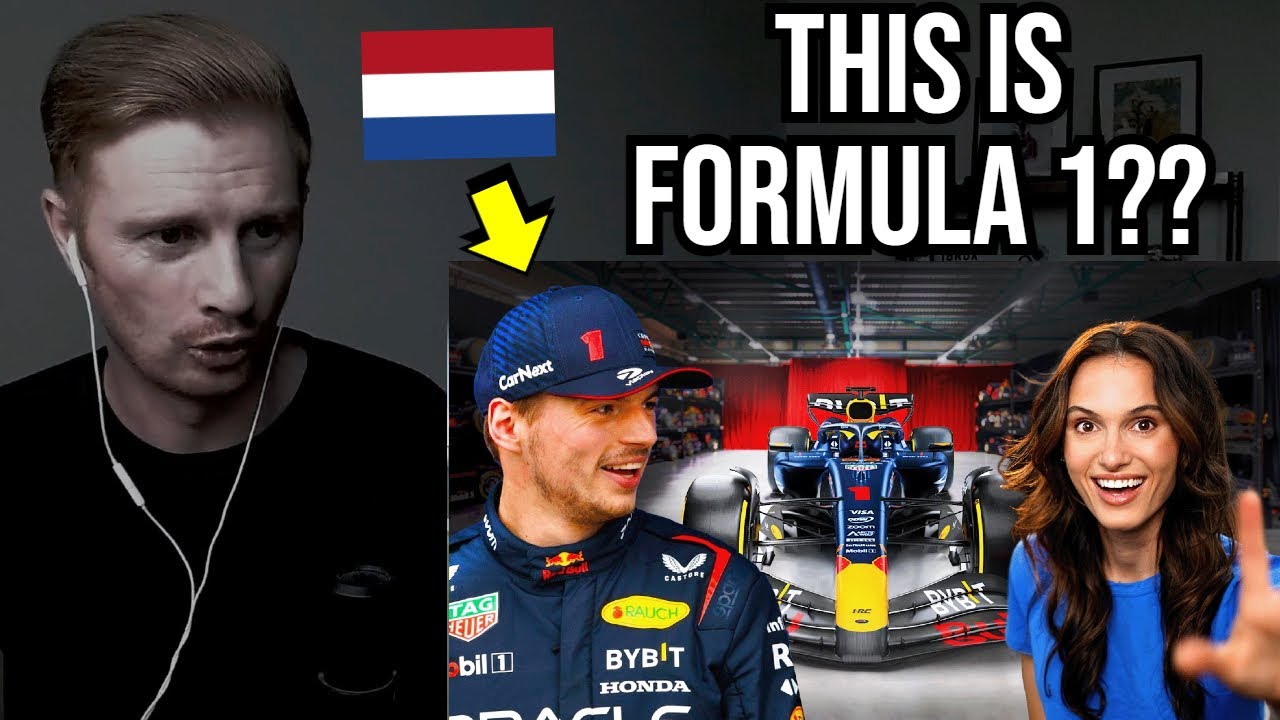 Reaction To Formula 1 cars, explained for rookies (with Max Verstappen)