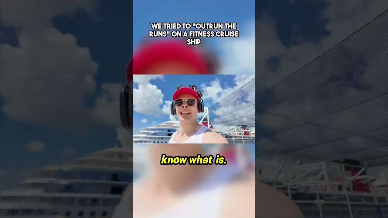 Extreme Caffeine Meets The Track: They Tried To "Outrun The Runs" On A Fitness Cruise Ship! ☕️🏃‍♂️