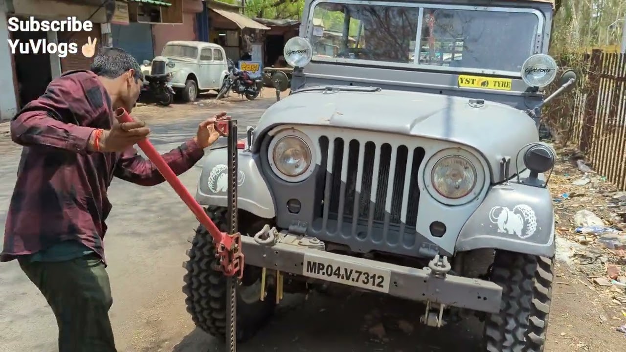 JEEP HIGHT LIFT JUGAAD IN MINIMUM EXPENSES (350 Rupees only)