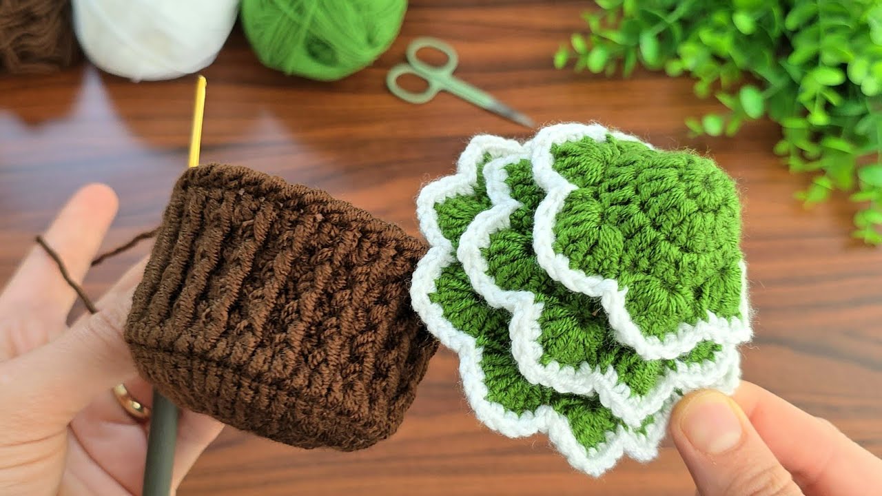 3D🌲CROCHET CHRISTMAS : 🌲🎄 Crochet Christmas Tree 🌲| Crochet Christmas Tree Box Decorations.