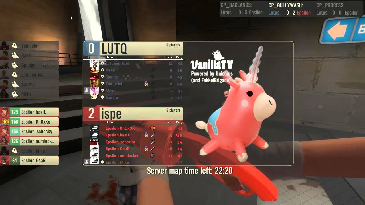 VanillaTV - Epsilon vs Lutuset - ETF2L 6th Cup Grand Final - Gullywash [Map2]