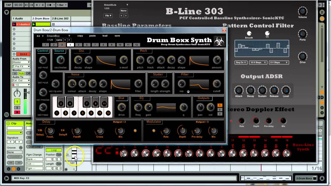 Drum Boxx & B Line 303 - SonicXTC