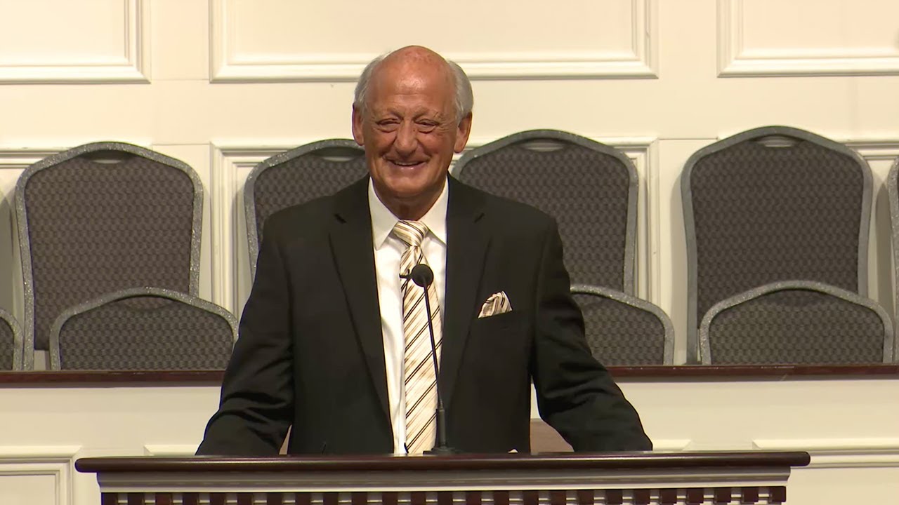 Dr. Jack Trieber preaching 