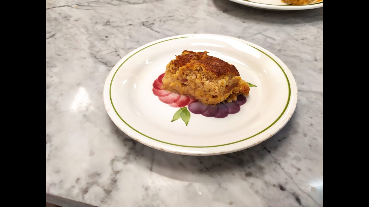 Budino di pesca