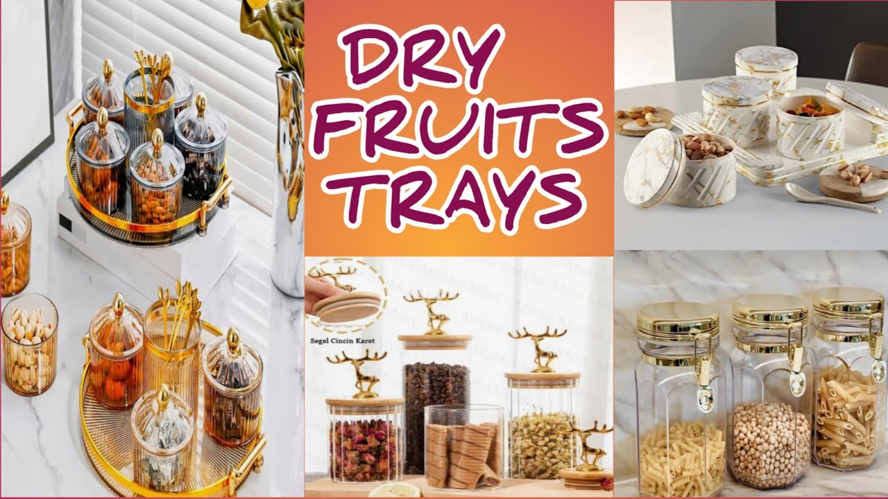NEW DRY FRUITS TRAYS 🛍 AIRTIGHT DRY FRUITS BOX 🍱 DRY FRUIT TRAY REVIEW✨️DRY FRUIT SERVING TRAY