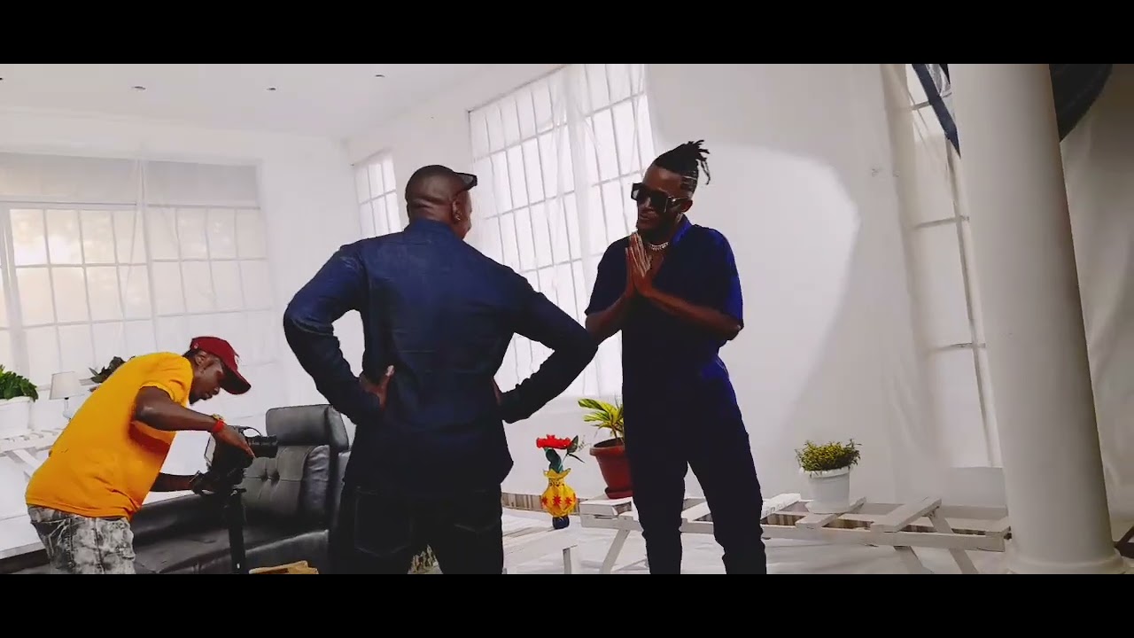 Ntuuse official behind scenes by Prince Omar jahlive director Frank Jah