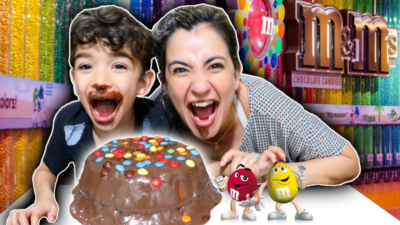 BOLO DE m&m COM MUITO CHOCOLATE e o LUCAS ROCHA CONFEITEIRO - Bolo de chocolate