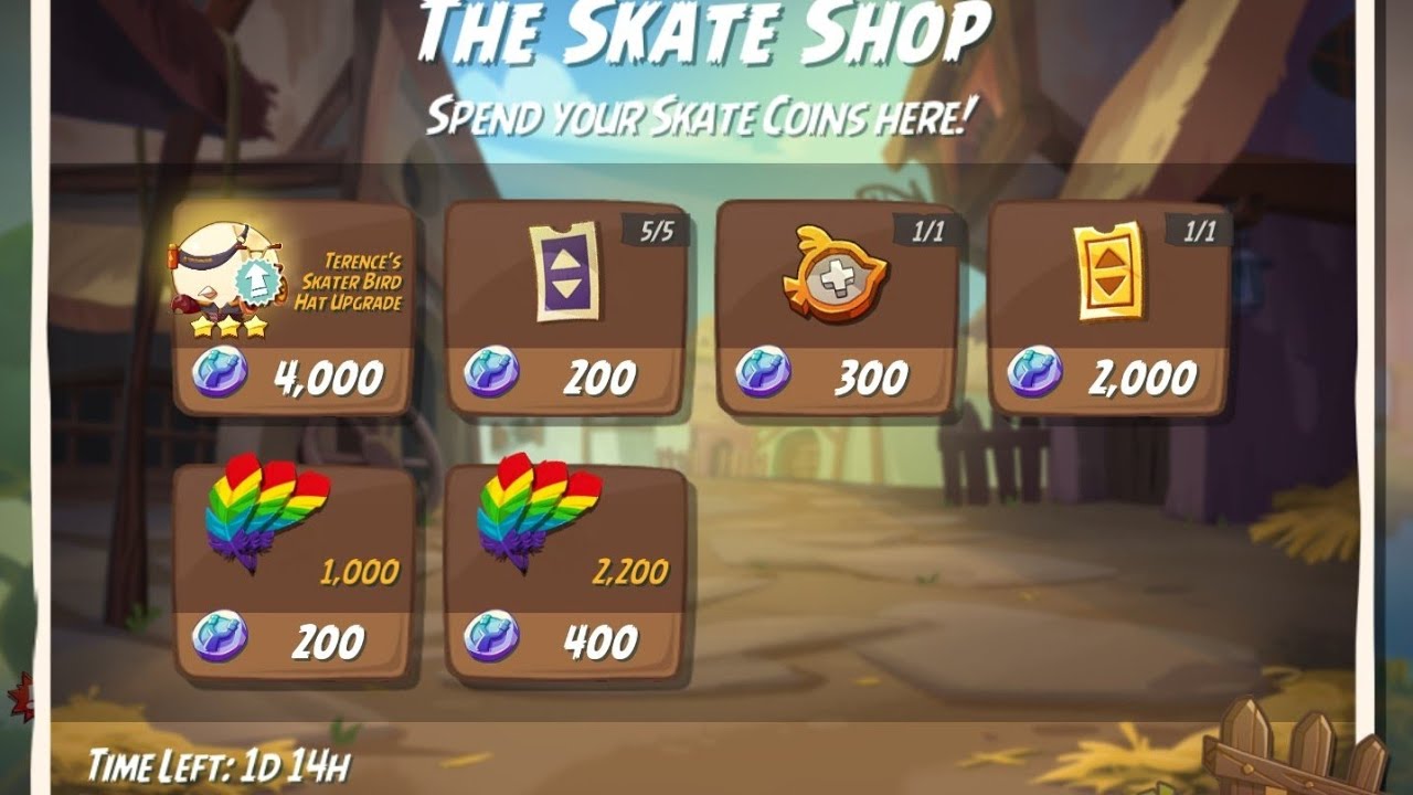 Angry Birds 2 - Tower of Fortune for Skater Bird Hat Set Session 7