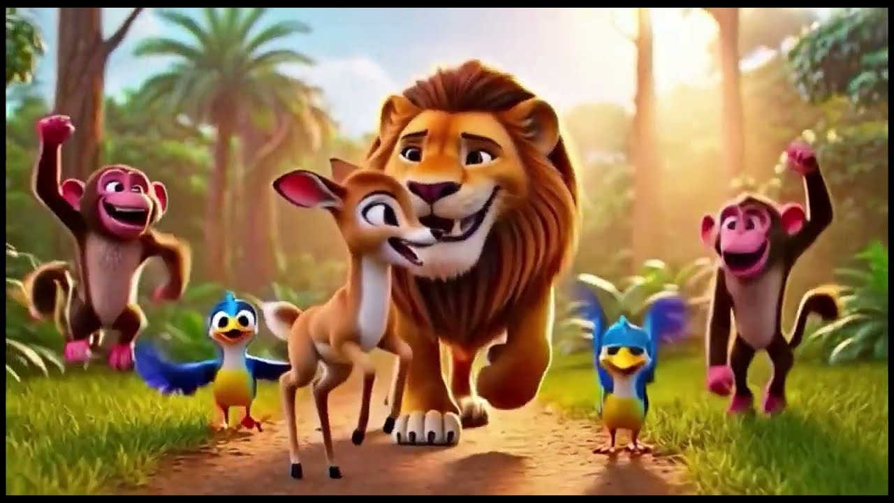 The Honest Deer and the Proud Lion 🦌🦁#storytime #kidslearning #moralstories #animation