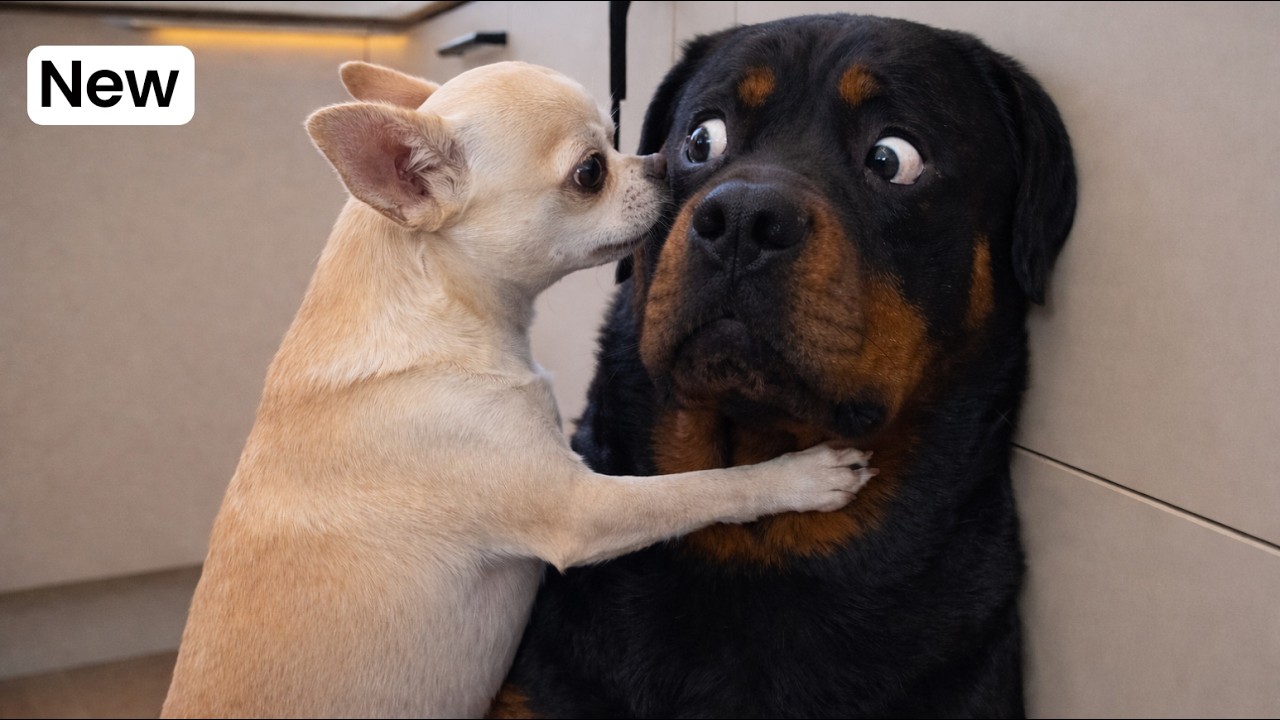 Чихуахуа против ротвейлера | Самые смешные моменты в истории 🤣🐶 против🐶