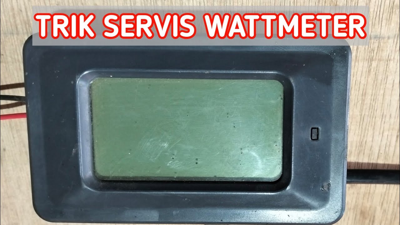Servis watt meter matitotal . Display error .