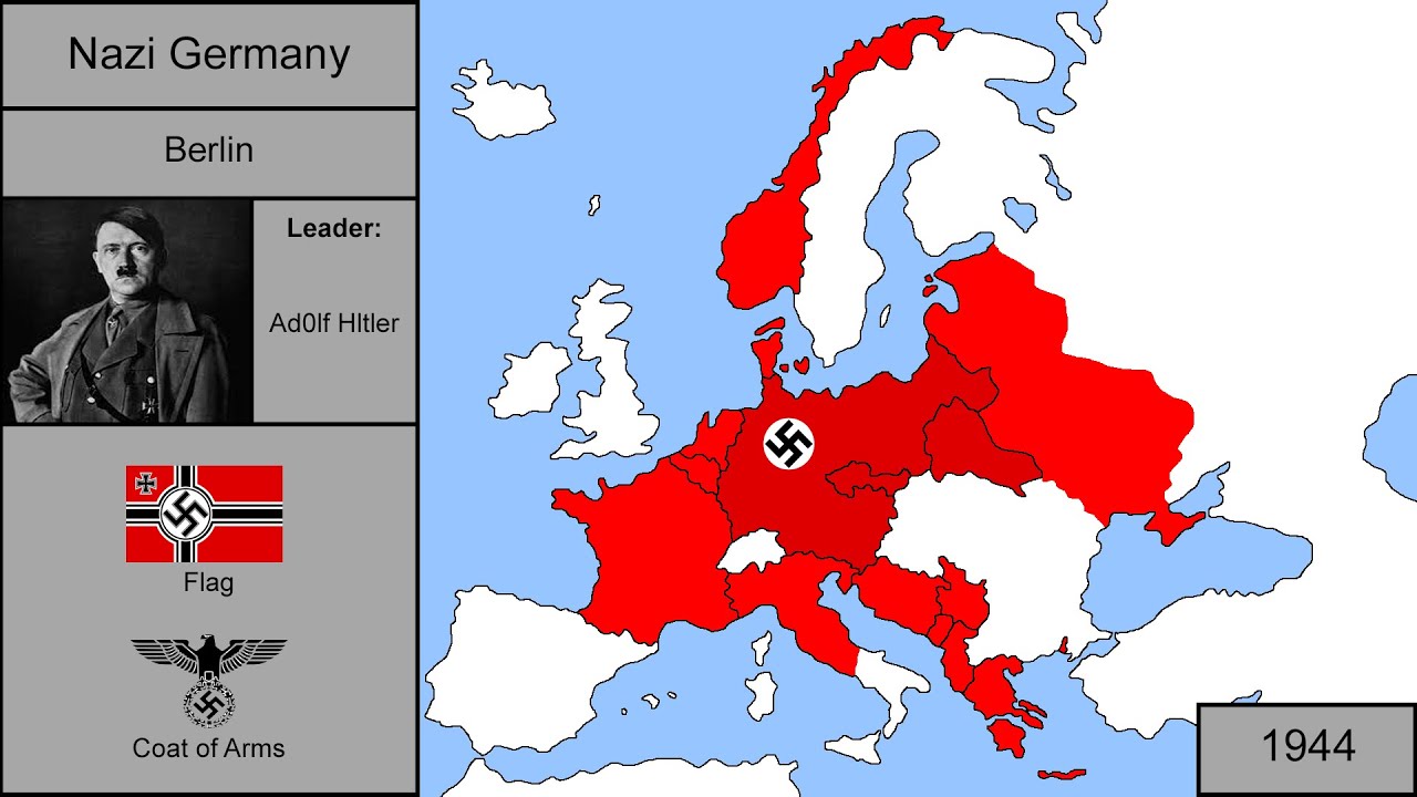 Nazi Germany History (1933-1945). Every Year