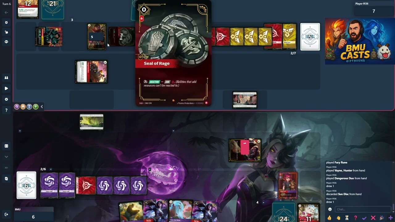 Annie vs Darius - TCG Arena - Riftbound online play